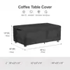 Capa de Mesa para Exterior Venda Quente Transfronteiriça Impermeável à Prova de Poeira à Prova de Vento Universal para Proteção de Móveis de Mesa de Pátio Jardim Externo