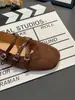 Versáteis sapatos casuais retro Mary Jane 2026 antiderrapantes de borracha para mulheres com fivelas duplas, sola simples e couro camurça confortável