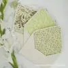 Cáñamo Hierba Blanca Madera Forro Multicolor Juvenil Artístico Lindo Textura Áspera Esmerilada Sobre para Tarjeta Sobre para Invitación