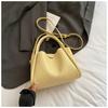 2025 Nuevo Bolso de Mano de Cesta de Verduras de Moda Textura Elegante Ins Bolso Balde Ropa de Trabajo Simple Hombro Cruzado