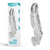 Control Remoto Inalámbrico Vibratorio con Forma de Maza para Hombres, Funda Gruesa de Cristal para Pene, Anillo de Bloqueo Vibratorio, Suministros para Adultos