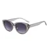 Gafas de sol Cat-Eye Nuevas y de Moda Europeas y Americanas, Gafas de Sol Retro con Forma de T, Versátiles Gafas de Sol para Mujer de Estilo Callejero a la Moda