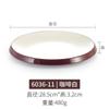 Plato de cena de hotel comercial plato de ensalada vajilla de melamina de alta calidad plato redondo para sopa de dos colores engrosado plato tipo sombrero de paja