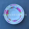 Vajilla de melamina tazón mane tazón blanco con calcomanía tazón redondo tazón para sopa 6 pulgadas 7 pulgadas 8 pulgadas tazón de sarga tazón rosa