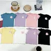 2026 Nueva Camiseta de Manga Corta Estilo Coreano para Niñas Verano Seda de Hielo Camiseta Básica de Media Manga Infantil Top Elegante para Bebés