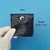Nuevo Juguete de Inteligencia para la Punta del Dedo Más Vendido Bolsa de Almacenamiento de Cuero de PU para Artefactos Culturales, Jade, Patrón de Cocodrilo, Bolsa Pequeña de Cuero para Empaque de Auriculares