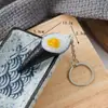 Llavero de Sushi Comida Simulada Llavero de Bola de Arroz Triangular Colgante de Bolsa de Arroz con Huevas de Pescado y Algas Estilo Japonés