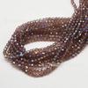 Cuentas de cristal de color AB plateado de 4 mm para joyería DIY accesorios de borla accesorios de ropa cuentas sueltas venta al por mayor directa