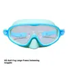 Gafas de Natación para Niños, Marco Grande Nueva Máscara de Snorkel, Gafas de Natación, Gafas de Natación con Protección Nasal para Adultos de Amazon Europeo y Americano