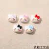 Mini Moño Multicolor KT Kitty Accesorios de Resina DIY Pegamento Cremoso Arte de Uñas Clip para el Cabello Transfronterizo Funda de Teléfono Parches