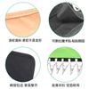 Clip para sombrero transfronterizo Estante de almacenamiento para sombreros Plegable Multifuncional Tendedero Portátil Autoadhesivo de Velcro Clip para sombrero