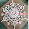 Luminária de gesso mosaico estilo francês, luminária de gesso mosaico decoração estilo europeu design de teto