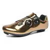 Novos Sapatos de Ciclismo de Outono, Sapatos de Ciclismo de Estrada com Sola de Nylon, Sapatos de Ciclismo com Travas, Sapatos de Solado Rígido