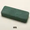 Estojo Quadrado para Óculos em Jeans e Pele de Ovelha Colorido Caixa com Espelho Óptico Caixa para Óculos de Miopia Caixa para Óculos de Leitura