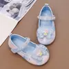 Zapatos de Cuero para Niñas Zapatos de Princesa de Dibujos Animados 2026 Otoño Nuevos Zapatos de Baile Zapatos de Cristal para Niños Zapatos de Cuero de Suela Suave para Bebé