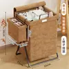 Cesta de ropa sucia con tapa, cesta de almacenamiento de ropa sucia plegable, cesta de lavandería para baño, cesta de almacenamiento de ropa de gran capacidad para baño