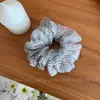 Estilo Coreano Dulce Suave Malla de Burbujas Floral Goma para el Cabello Anillo de Intestino Grande Súper Hada Recogido Accesorios para el Cabello Esponjosos