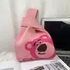 Bolsa de tricô bolsa de presente bolsa de presente atacado bolsa tote bolsa de lã lancheira bolsa portátil flores ins estilo fofo