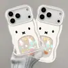 Funda de teléfono linda de Miffy para Apple 18pm, iPhone 16, diseño de dibujos animados, 17 con doble soporte, 15 transparente, 14 modelo nuevo