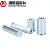 Tornillo prisionero remachable para agujero ciego, columna de tuerca remachable, placa de presión, manguito remachable para tuerca remachable M2 * 3-M2*20 diámetro exterior 4.2