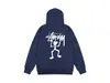 Comercio Exterior Dropshipping Marca Europea y Americana Nueva Tendencia Estampado de Letras Sudadera Unisex con Capucha Abierta