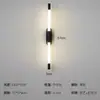 Luminária de parede minimalista nórdica, luz de fita linear criativa para interior, parede de fundo de sofá de sala de estar simples, luminária de parede de cabeceira de quarto