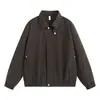 Chaqueta nueva de otoño para hombre, tres a prueba, estilo americano, marca de moda, chaqueta de vuelo, ropa de trabajo, abrigo casual suelto versátil para hombre