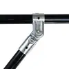 Conectores Redondos de Tubería de Acero Inoxidable de 20/25/32 mm, Abrazaderas Fijas Móviles de Seis Puntas para Tubería de Hierro, Tubería Galvanizada, Tubería de Acero