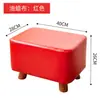 Banqueta Baixa para Sala de Estar, Banqueta Quadrada de Tecido com Tecnologia Doméstica, Banqueta de Sofá, Apoio para os Pés ao Lado da Cama, Banqueta para Trocar Sapatos na Entrada, Banqueta de Sofá