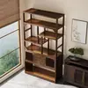 Armario para Vino Vitrina Estante de Vino para Pared de Sala de Estar Estante de Almacenamiento Estante Antiguo Gabinete de Múltiples Tesoros Gabinete de Entrada Gabinete Divisor para Sala de Estar