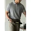 [Tencel y Seda de Morera] Camisa Polo Antibacteriana Fresca 7A para Hombre Verano 2025 Nueva Camiseta de Manga Corta Lassel para Viajar