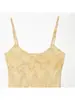 Lencería Marca Z Transfronteriza Vestido Popular Estilo Vestido Moda Europea y Americana Aliexpress Amarillo Elástico Za