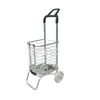 Carrito de compras plegable de cuatro ruedas portátil para el hogar con gran capacidad para la compra de comestibles y el transporte de equipaje, carro con ruedas engrosadas multifuncional
