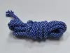 Corda Trançada Redonda de Poliéster com Núcleo Duas Cores Xadrez 5mm Corda Paracord 5mm Cordão para Alto-falante Miu Cordão para Bolsa DIY Protetor de Cordão