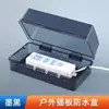 Cubierta impermeable para regletas, caja impermeable para regletas de exterior, cubierta protectora para regletas, cubierta a prueba de lluvia para regletas de exterior, cubierta protectora