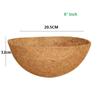 Maceta de Flor de Palmera de Coco Montada en Pared, Maceta Redonda Colgante para Orquídeas, Cesta Colgante de Hierro, Maceta Colgante Ovalada para Barandilla de Balcón