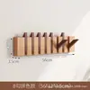 Perchero de Pared con Forma de Tecla de Piano para Entrada, Gancho de Madera Maciza para Dormitorio o Vestíbulo (Requiere Taladro), Perchero para Abrigos y Sombreros para Detrás de la Puerta