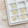 Vidrio checo doméstico vintage hortensia mariposa oso hojas hechas a mano trazado oro pulsera DIY material accesorios