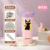 Taza Termo Interior de Cerámica para Mujer, Elegante Taza de Café con Asa de Acero Inoxidable, Botella Portátil de Gran Capacidad para Mantener Fría el Agua con Hielo