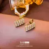 Brincos de Clipe Elegantes e Luxuosos para Bobina de Mosquito para Mulheres Sem Furos nas Orelhas, Brincos de Moda Exquisitos e Versáteis, Brincos Personalizados de Alta Qualidade para Atacado