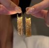 Brincos de Borla Dourada de Alta Qualidade para Mulheres 2024 Novos Brincos de Verão com Design de Nicho da Moda Brincos de Luxo Acessível