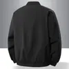 Jaqueta Nova Masculina Casual Versátil Tendência Gola Baseball Jovem Tamanho Grande Primavera e Outono Roupa Exterior Versátil Jaqueta Bomber