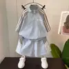 Conjunto de Ropa con Protección Solar para Niños y Niñas 2026 Nuevo Estilo de Verano para Niños Mayores, Ropa de Protección Solar de Manga Corta y Pantalones Cortos de Secado Rápido