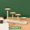 Estante para Flores para Repisa de Ventana de Madera Maciza, Soporte Decorativo Creativo para Suculentas, Estante de Almacenamiento Multinivel para Escritorio en Esquina de Balcón Interior