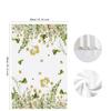 Toalla de Cocina de Microfibra con Diseño de Flores y Mariposas para Primavera y Verano, Transfronteriza, Amazon, Absorbente para Escritorio, Toalla Decorativa para el Hogar