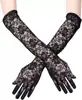 Mangas de Protección Solar Transfronterizas Verano Largas Halloween Mangas para Brazos Encaje Elegante Finas Mujeres Conducir Transpirables Guantes sin Dedos