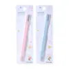 Lmltop Dibujos Animados Recortador de Cejas de Doble Cabeza Acero Inoxidable Macro Recortador de Cejas Recortador de Cejas para Principiantes Sy306