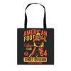 Bolsa de Tote Estampada Tema Super Bowl Transfronterizo 2024 Bolsa de Regalo Portátil Ecológica Bolso de Hombro