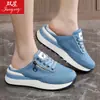 28198 Aumenta Altura Interna Solado Grosso Bico Fechado Chinelos 2026 Verão Feminino Versátil Leve Pessoa Preguiçosa Aumenta Altura Invisível Slip-on