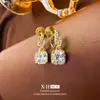 Brincos de Clipe Elegantes e Luxuosos para Bobina de Mosquito para Mulheres Sem Furos nas Orelhas, Brincos de Moda Exquisitos e Versáteis, Brincos Personalizados de Alta Qualidade para Atacado